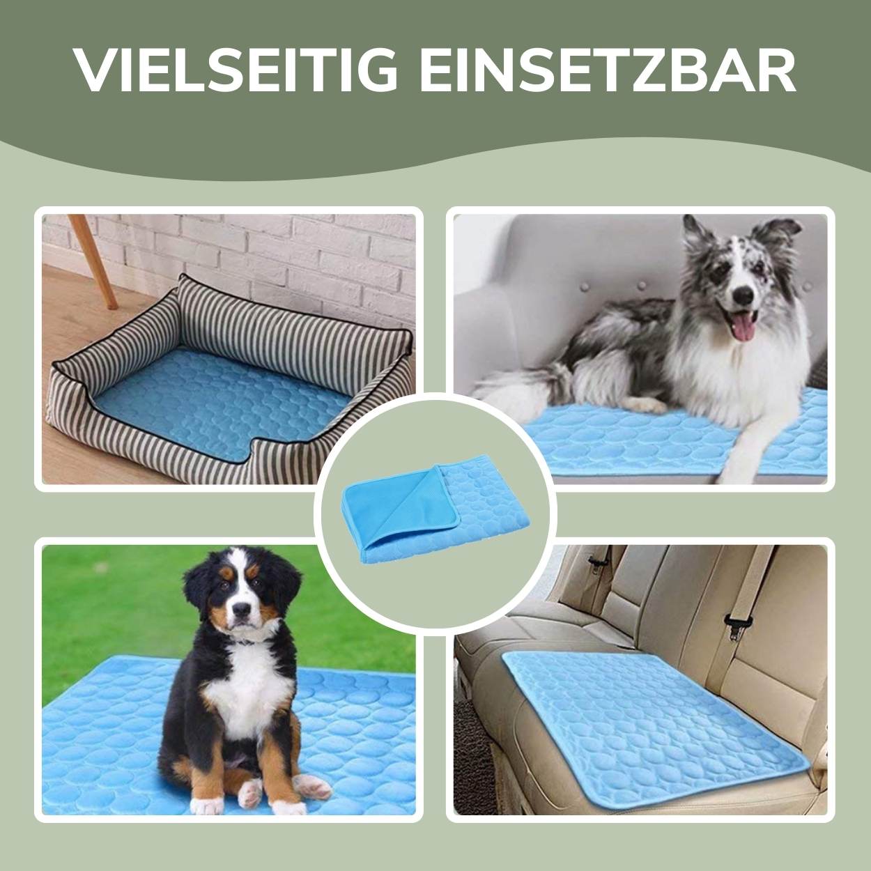 TIERHERO Premium Hunde Kühlmatte für den Sommer